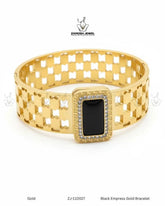 Black Empress Gold Bracelet | ZAROSH JEWEL