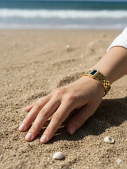 Black Empress Gold Bracelet | ZAROSH JEWEL