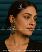 Celeste Radiant Drop Earrings | ZAROSH JEWEL