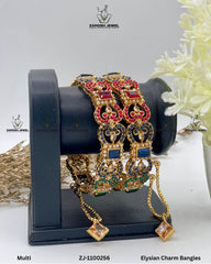 Elysian Charm Bangles | ZAROSH JEWEL Multi