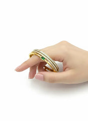 Emerald Grace Gold Bracelet | ZAROSH JEWEL