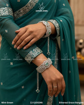 Ethereal Grace Bangles Openable | ZAROSH JEWEL