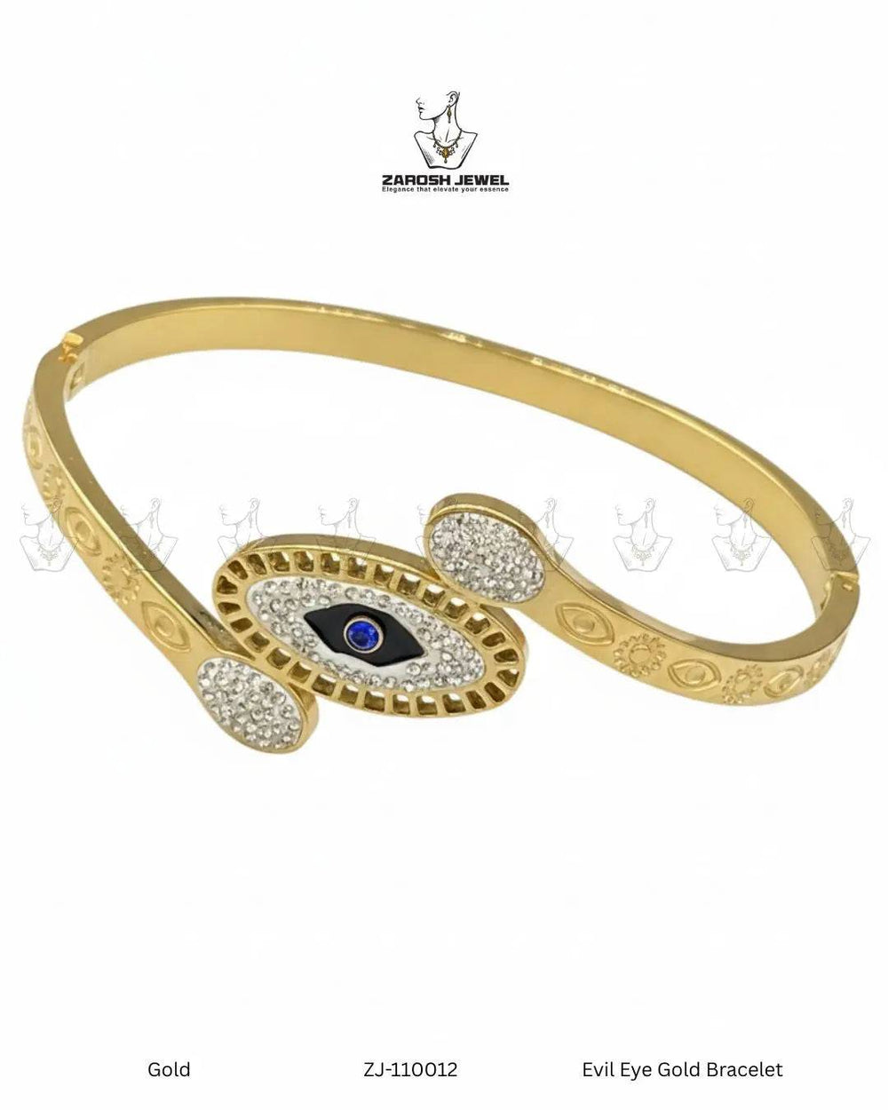 Evil Eye Gold Bracelet | ZAROSH JEWEL
