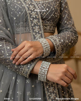 Frost Enchant Bangles Openable | ZAROSH JEWEL