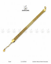 Golden Weave Mesh Bracelet | ZAROSH JEWEL