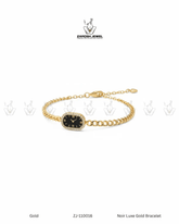 Noir Luxe Gold Bracelet | ZAROSH JEWEL