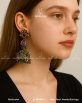 Noor Pearl Jhumka Earrings | ZAROSH JEWEL