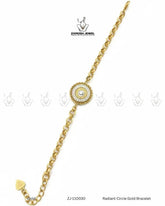 Radiant Circle Gold Bracelet | ZAROSH JEWEL