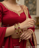 Rouge Glow Bangles Openable | ZAROSH JEWEL