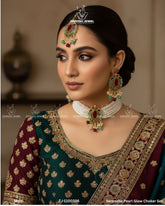 Serenelle Pearl Glow Choker Set | ZAROSH JEWEL