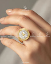 Aftab Monogram Ring | ZAROSH JEWEL