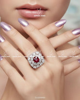 Mireya Luxe Ring | ZAROSH JEWEL Red