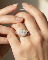Chameli Pave Ring | ZAROSH JEWEL