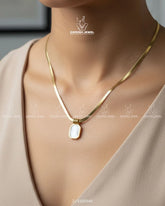 Luxe Snake Chain Pendant | ZAROSH JEWEL