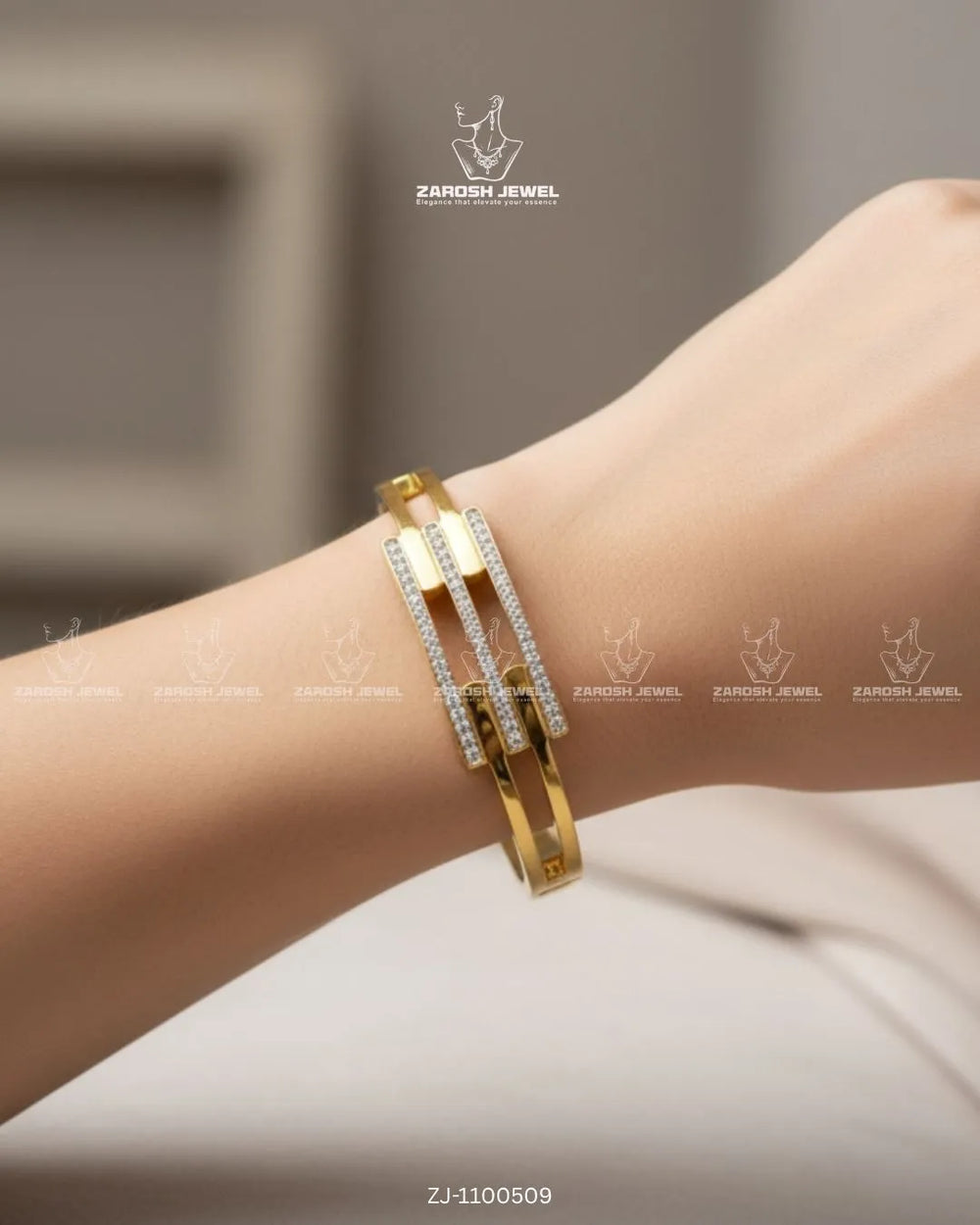 Zanjeer Cage Bracelet | ZAROSH JEWEL