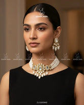 Mehndi Kundan Choker Set | ZAROSH JEWEL