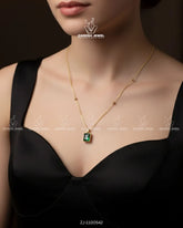 Regal Green Pendant | ZAROSH JEWEL