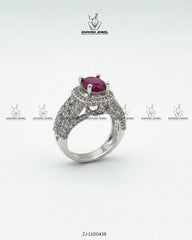Anmol Halo Ring | ZAROSH JEWEL