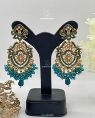 Nazakat Jhumkay | ZAROSH JEWEL Turquoise