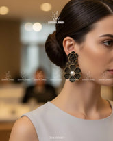 Gul-e-Shab Stud Earrings | ZAROSH JEWEL