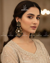 Bridal Pearl Floral Jhumkay | ZAROSH JEWEL