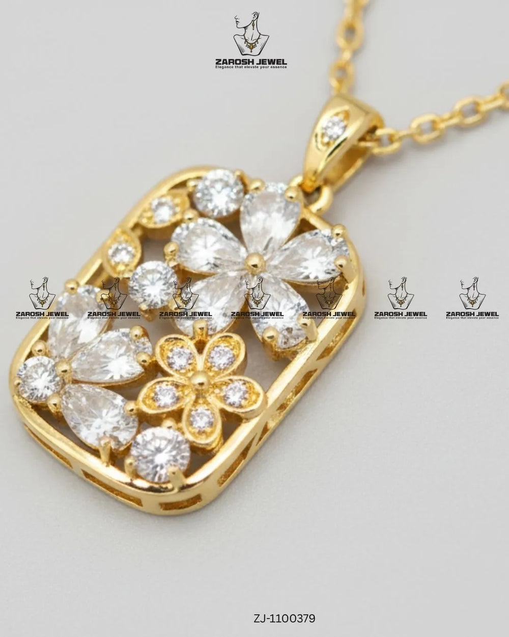 Mahveen Pendant Necklace | ZAROSH JEWEL