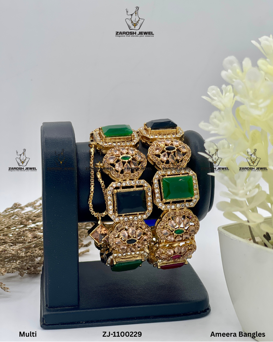 Ameera Bangles | ZAROSH JEWEL Multi