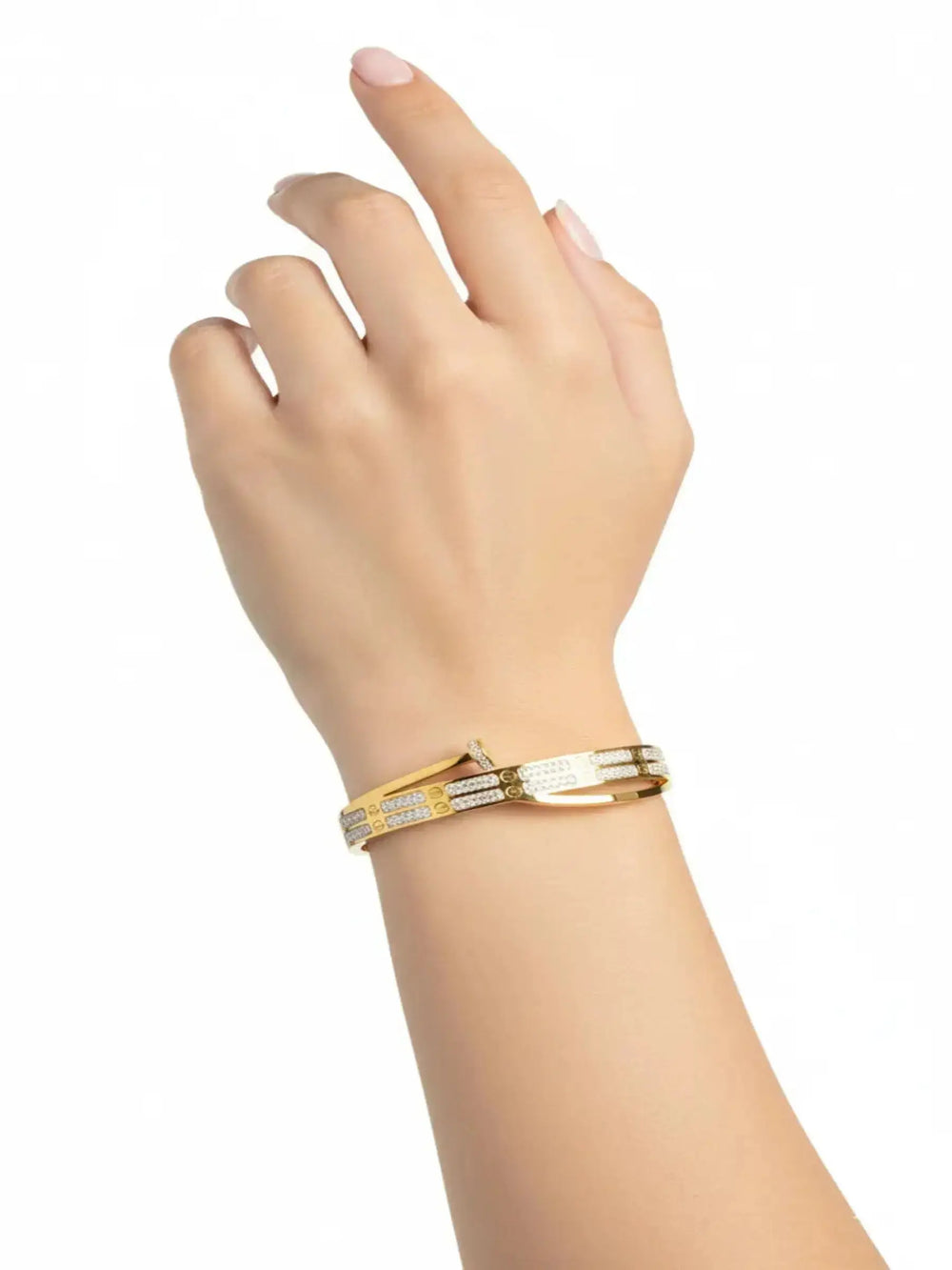 Bolt Luxe Gold Bracelet | ZAROSH JEWEL