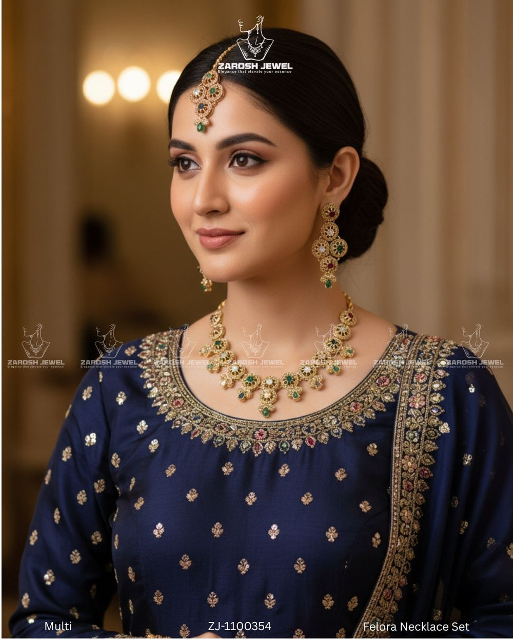 Felora Necklace Set | ZAROSH JEWEL