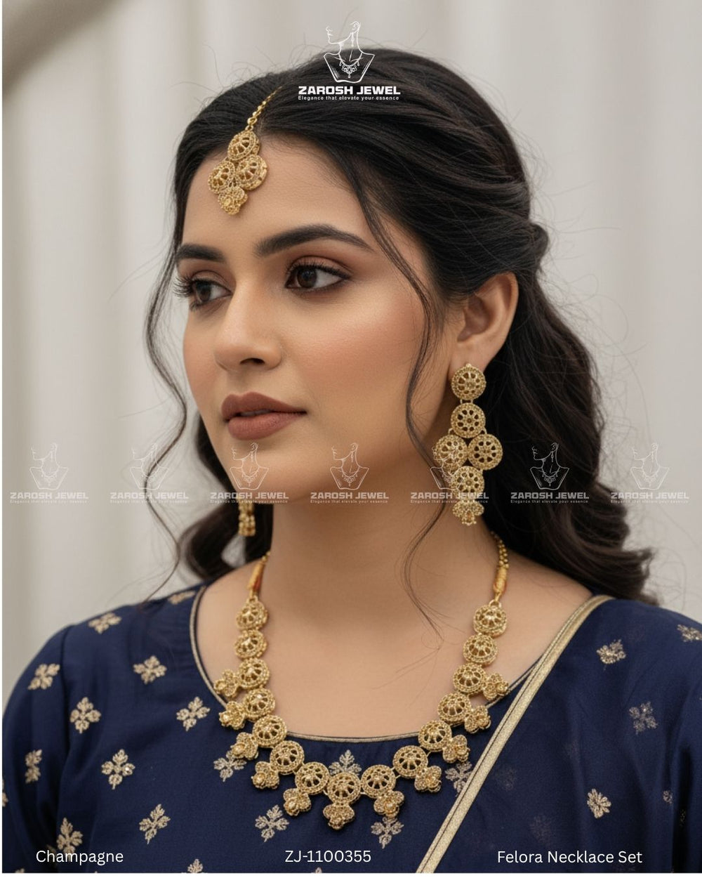 Felora Necklace Set | ZAROSH JEWEL