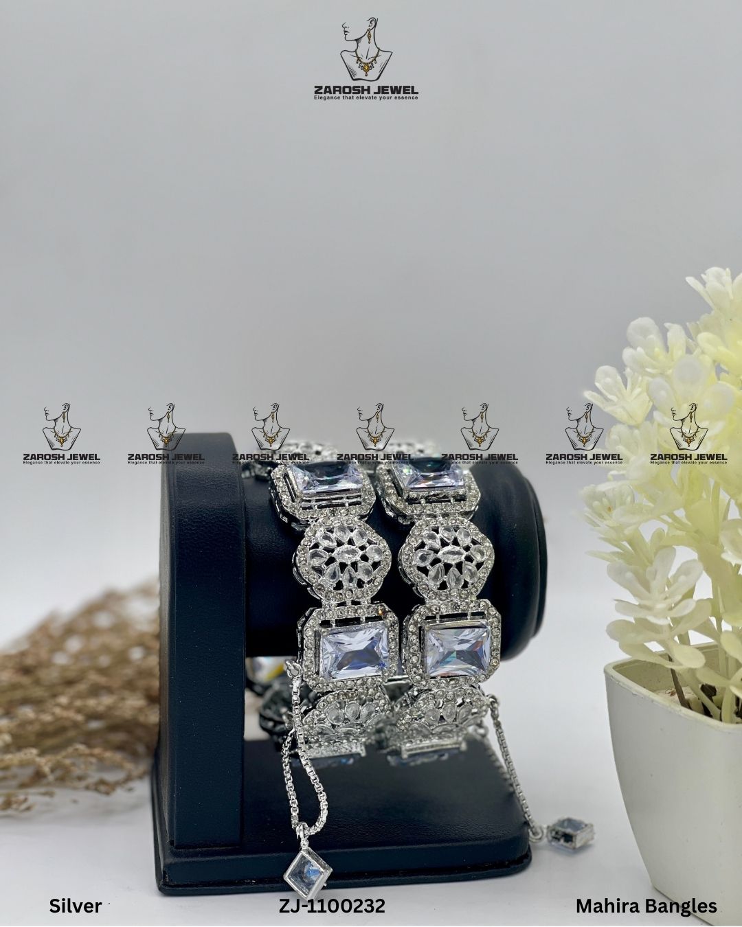 Mahira Bangles | ZAROSH JEWEL Silver