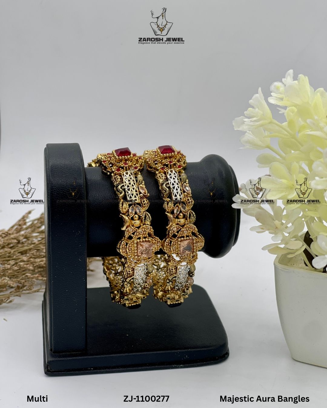 Majestic Aura Bangles | ZAROSH JEWEL Multi