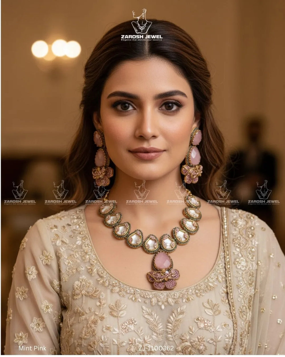 Jameela Necklace Set | ZAROSH JEWEL