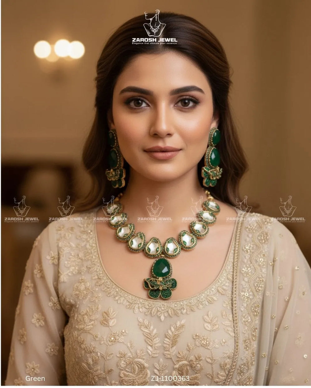 Jameela Necklace Set | ZAROSH JEWEL