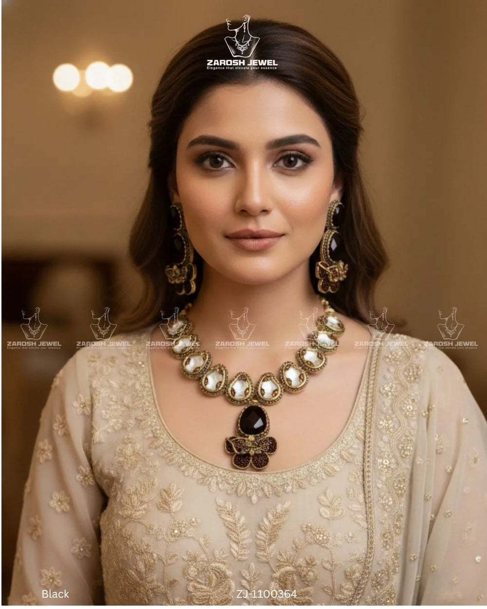Jameela Necklace Set | ZAROSH JEWEL