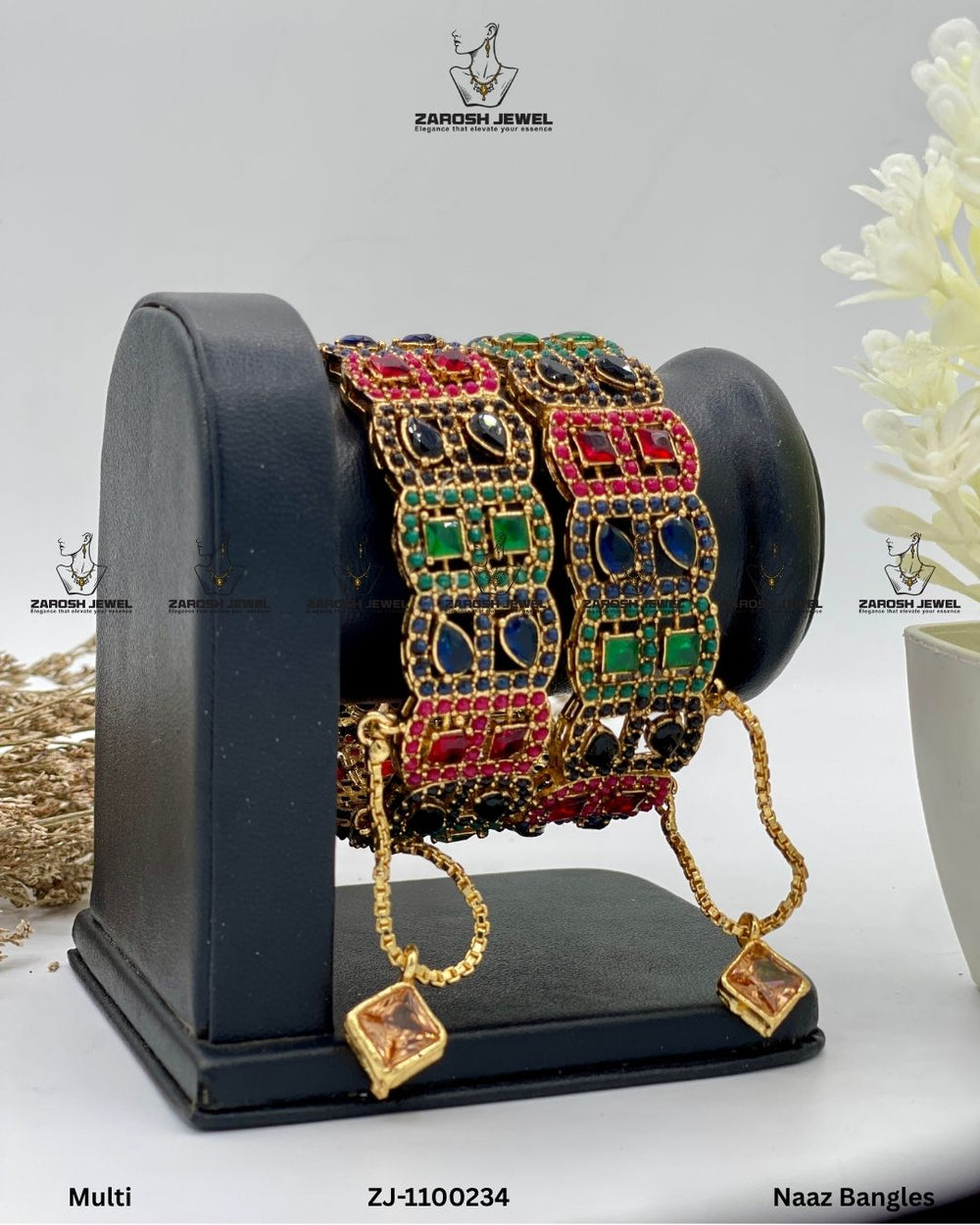 Naaz Bangles Openable | ZAROSH JEWEL Multi