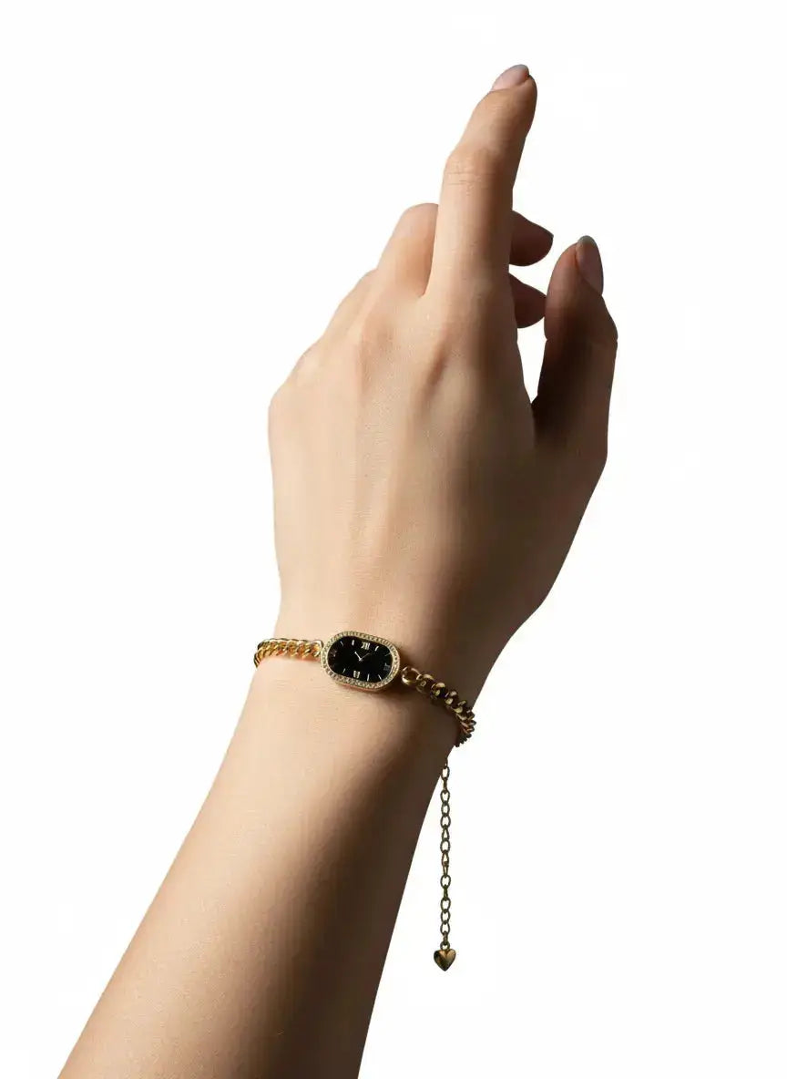 Noir Luxe Gold Bracelet | ZAROSH JEWEL