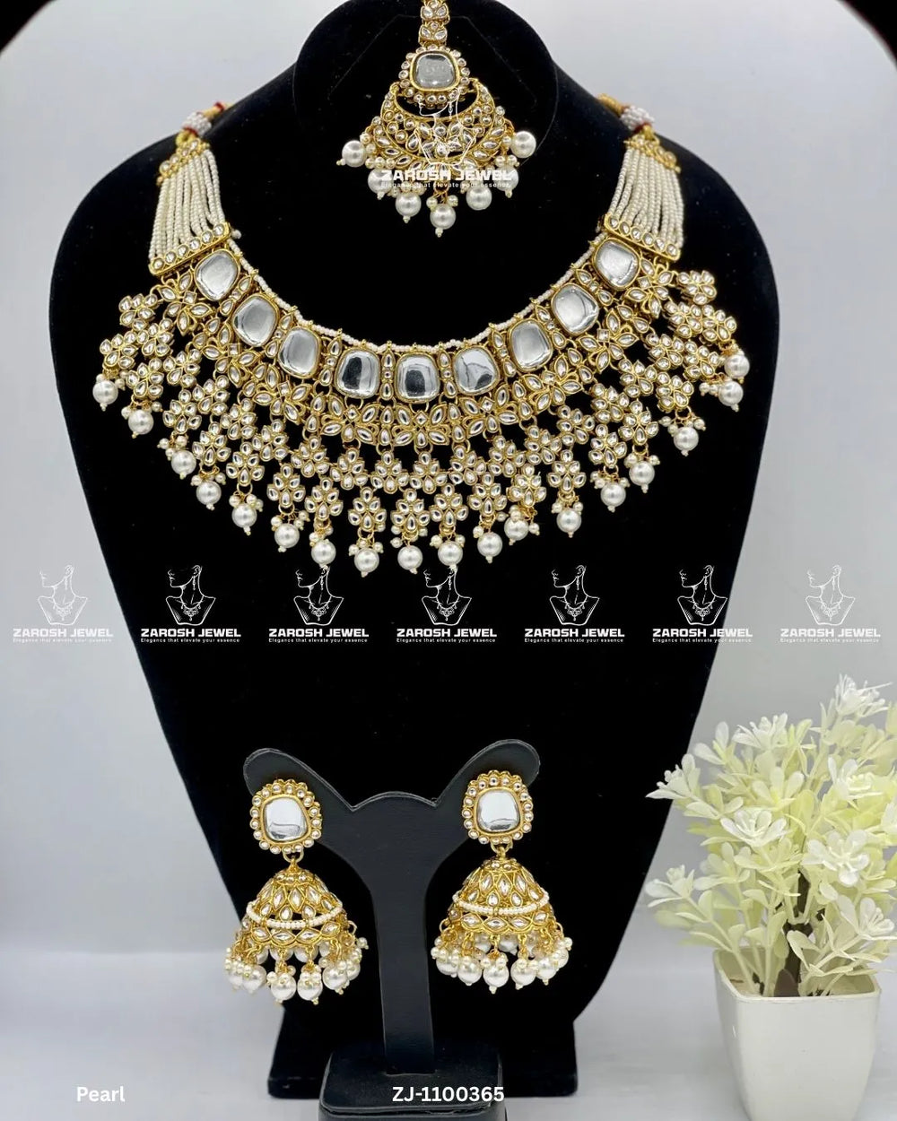 Ameerah Bridal Necklace Set | ZAROSH JEWEL