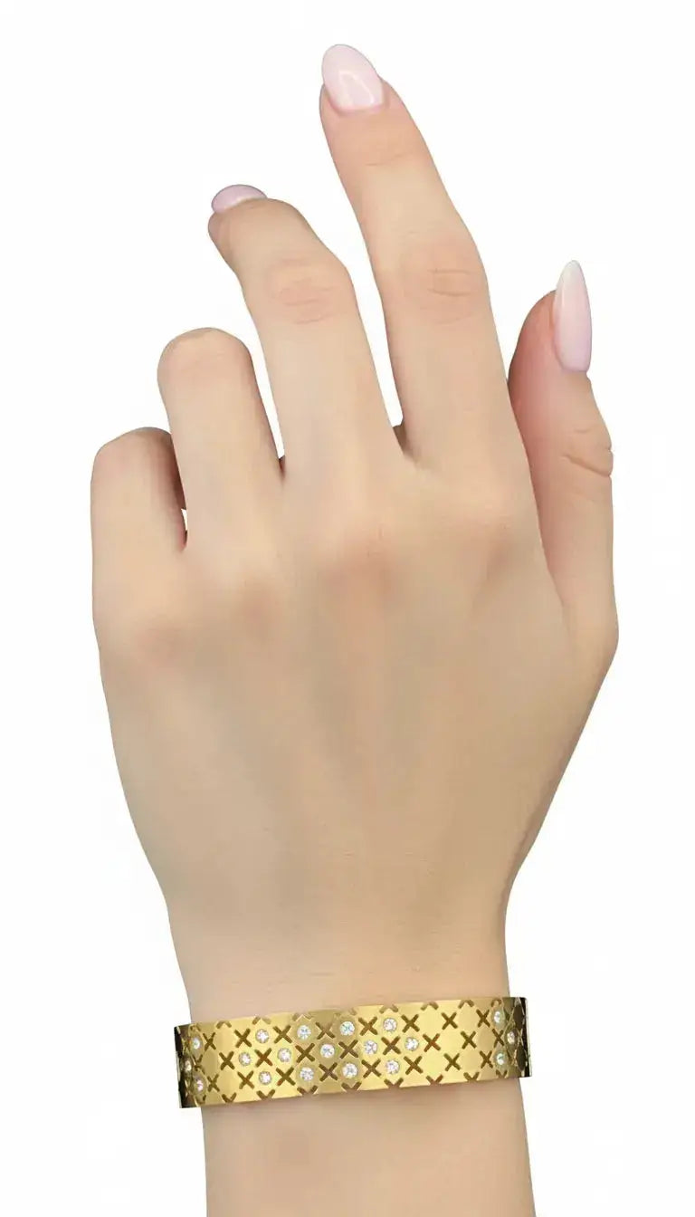 Regalia Luxe Gold Bracelet | ZAROSH JEWEL