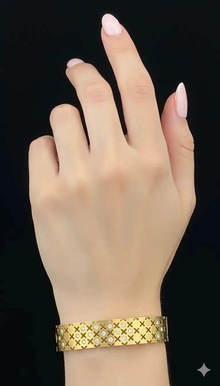 Regalia Luxe Gold Bracelet | ZAROSH JEWEL