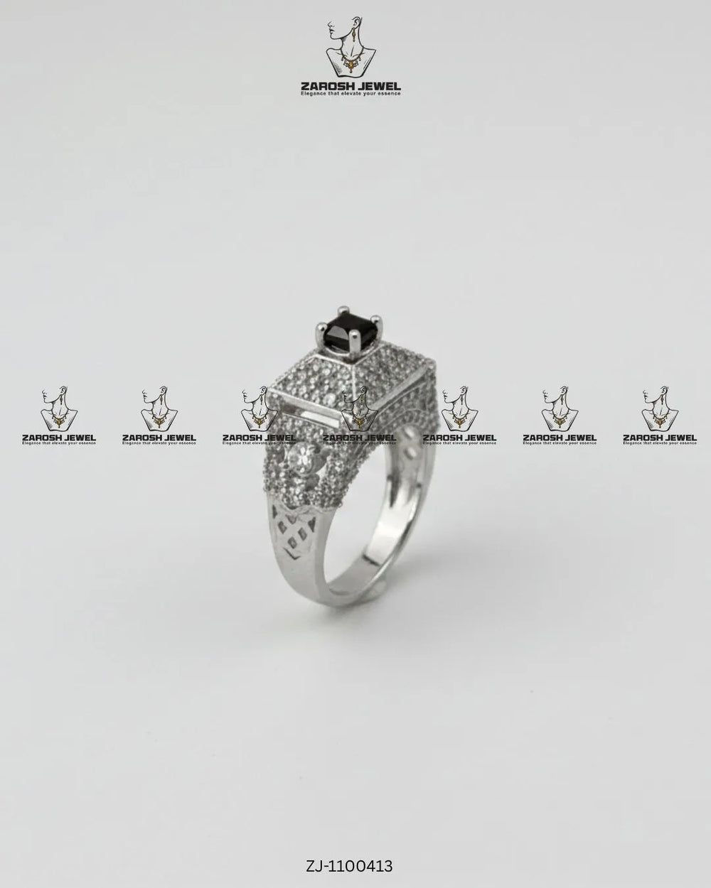 Meenar Estate Ring | ZAROSH JEWEL Black