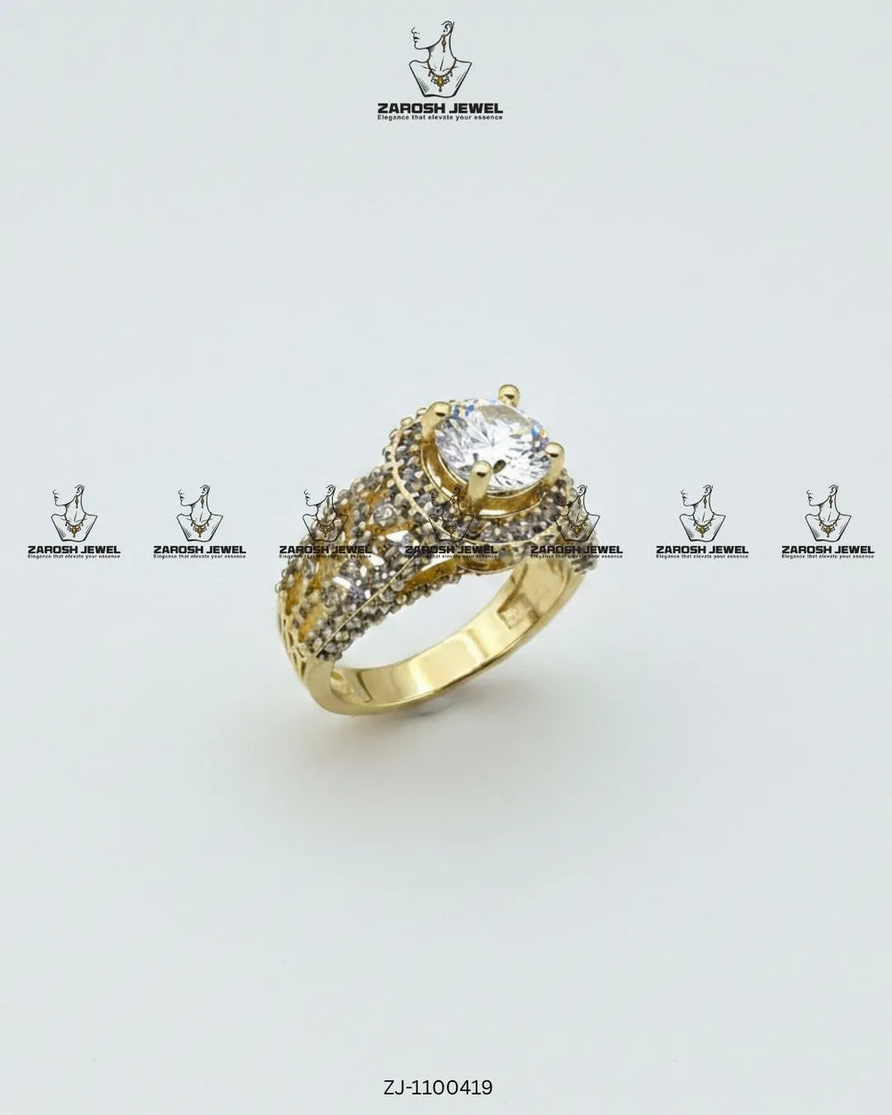 Mehfil Royal Ring | ZAROSH JEWEL White