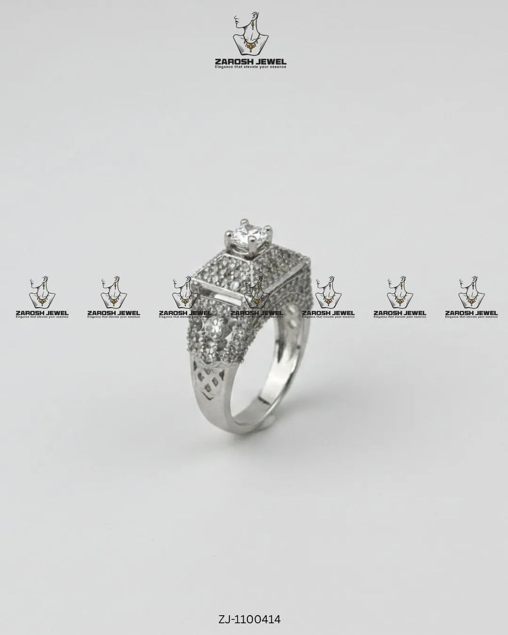 Meenar Estate Ring | ZAROSH JEWEL White