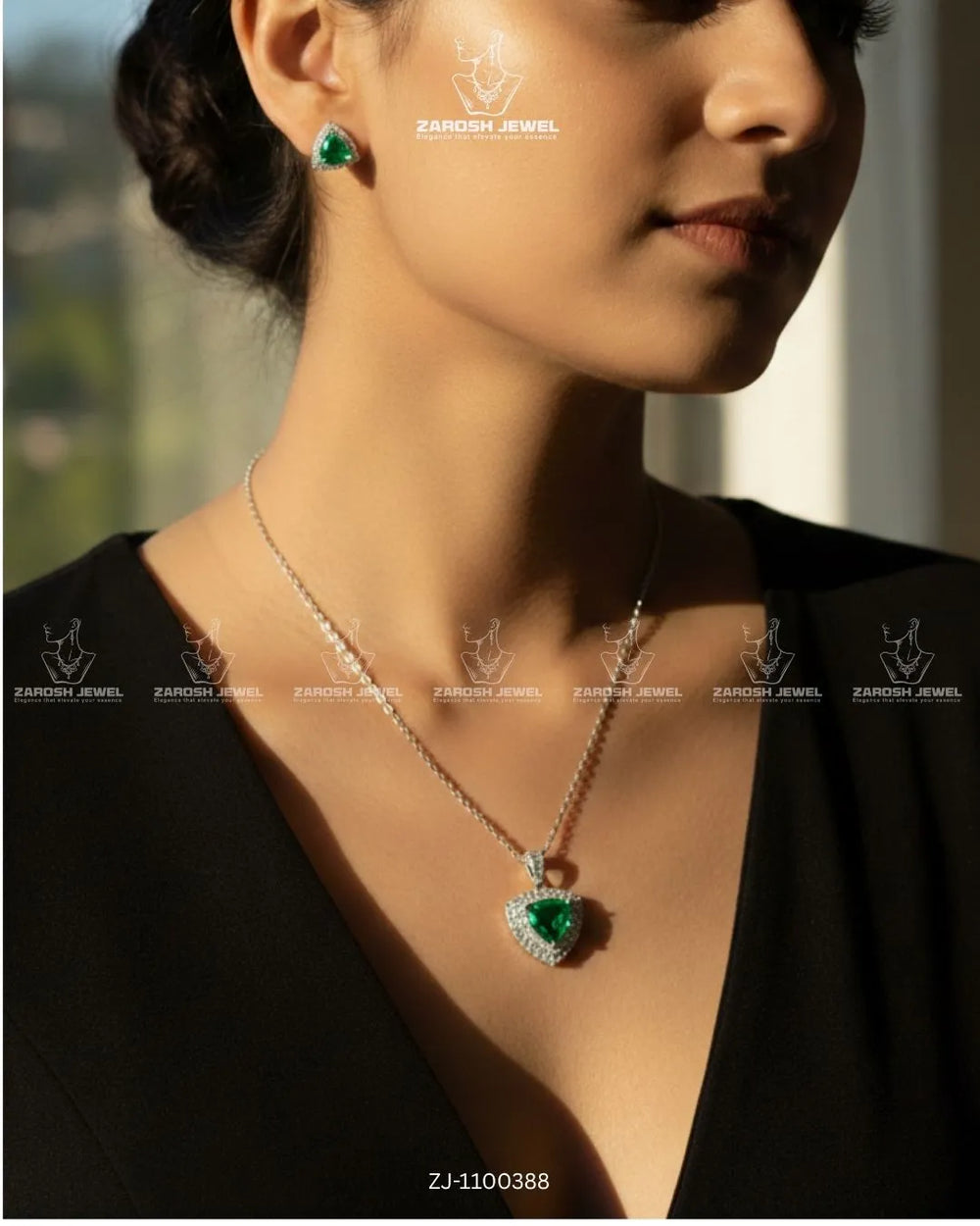 Zermeen Pendant Set | ZAROSH JEWEL