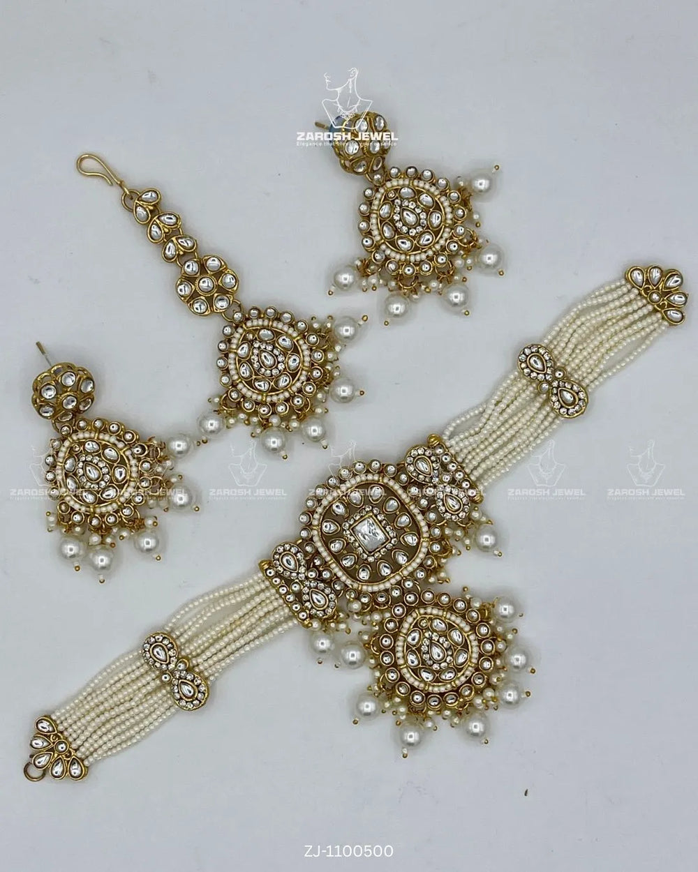 Dulhan Kundan Set | ZAROSH JEWEL Pearl