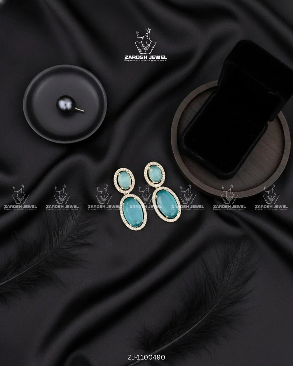 Zar Oval Drops | ZAROSH JEWEL