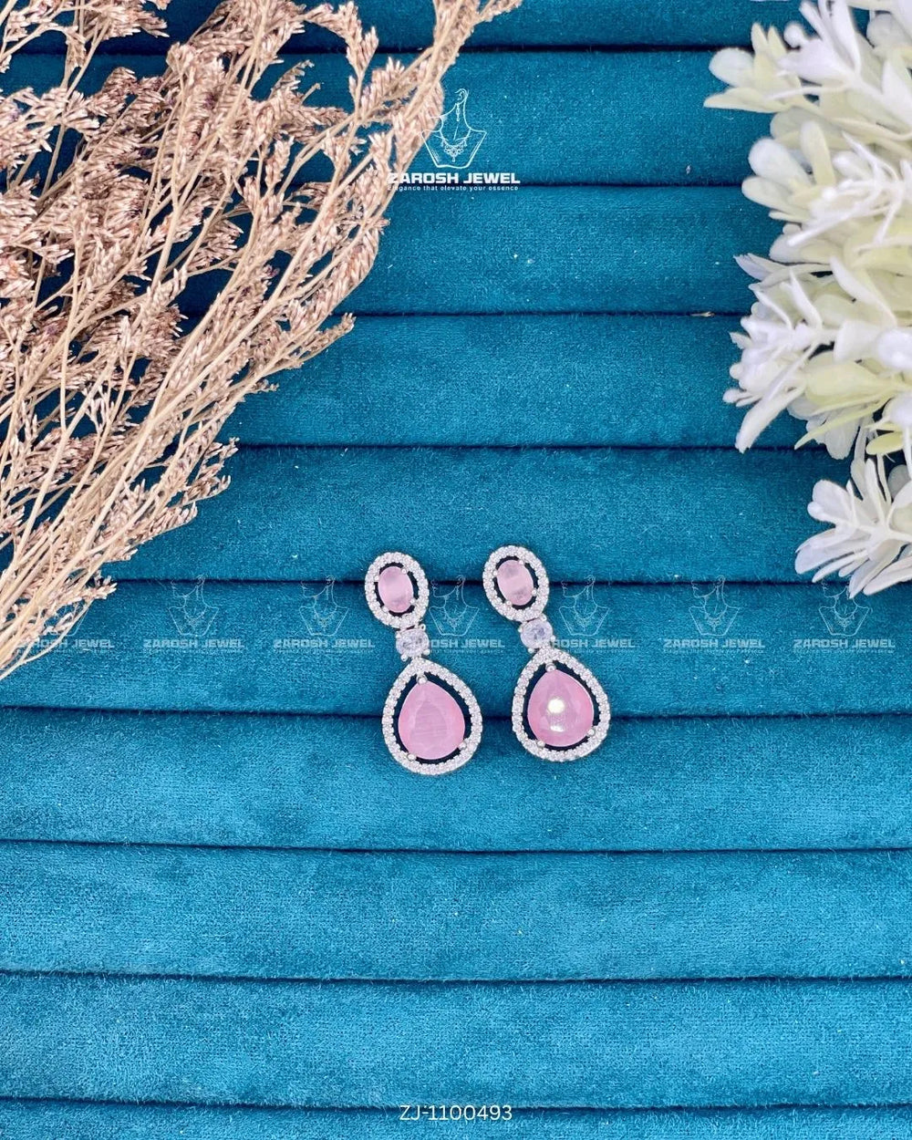 Aab-e-Hayat Drops | ZAROSH JEWEL Mint Pink