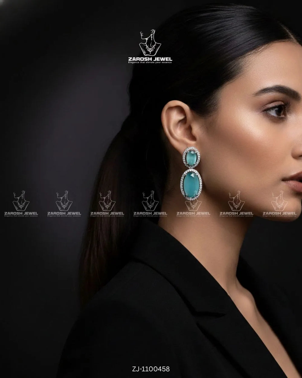 Aabshaar Drop Earrings | ZAROSH JEWEL