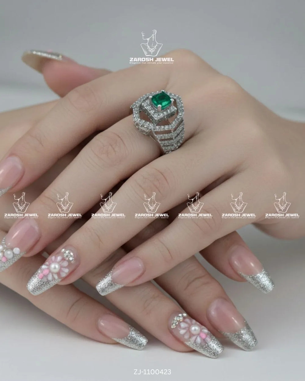 Mehraab Cascade Ring | ZAROSH JEWEL