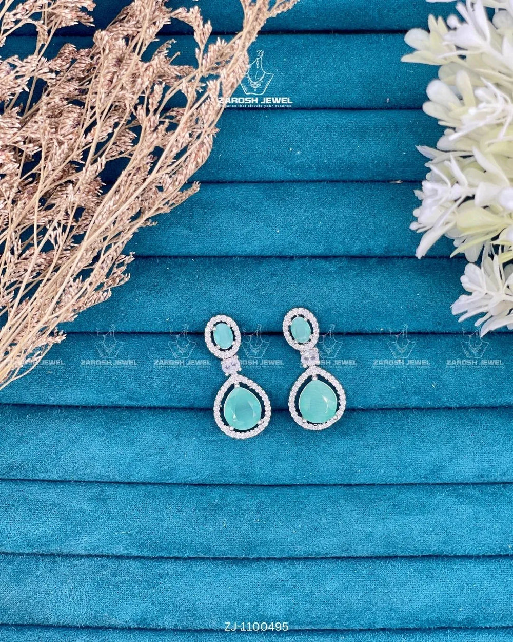 Aab-e-Hayat Drops | ZAROSH JEWEL Mint Green